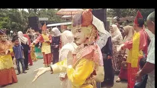 Tarian seni minang menyambut mempelai , Di batang linkin