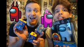 Toikido Among Us Toys!! with stampers Mystery Mini and 5 inch figure
