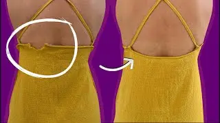 APRENDA COMO CONSERTAR UM RASGO NO VESTIDO (PROFISSIONAL)