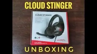 HYPERX CLOUD STINGER GAMING HEADSET UNBOXING