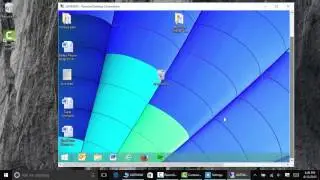 Windows 10: Connect to a Windows 8.1 Professional PC using Remote Desktop