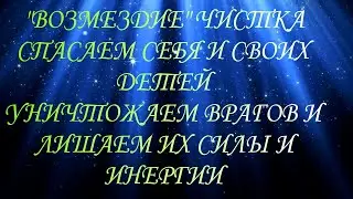 ЧИСТКА " ВОЗМЕЗДИЕ" СПАСАЕМ СЕБЯ И СВОИХ ДЕТЕЙ, НАКАЗЫВАЕМ ВРАГОВ,#диагностиканегатива#