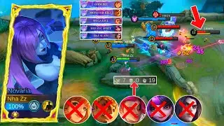 NOVARIA HIGH DAMAGE MIDLANER! NOVARIA NEW BUILD AND EMBLEM 2025 | MOBILE LEGENDS