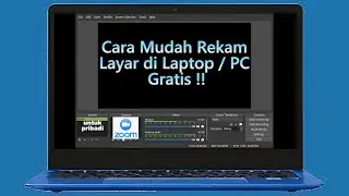 Cara Mudah Rekam Layar Zoom Meet sebagai Peserta di PC/Laptop dengan OBS ! GRATIS !