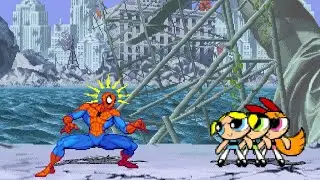 [Ikemen GO] Spider-Man vs Powerpuff Girls
