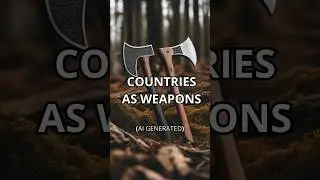 Ai draws countries as Weapons #ai #countries #aigenerated
