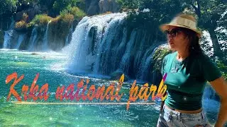 Krka national park in Croatia, Krka Wasserfall