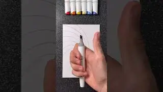 Painting a Rainbow with Alcohol Markers! 🌈🥹