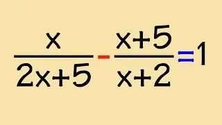How to solve a rational equation (Precalculus)