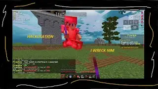 My friend Hackusated  me l  practice PVP l Jartex Minecraft
