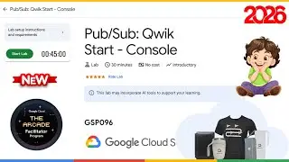 Pub/Sub: Qwik Start - Console | GSP096