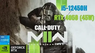 Call of Duty Modern Warfare 2 (2022) on i5-12450H & RTX 4050 (45W) | MSI Cyborg 15 Gaming Test