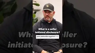 What is a seller initiated disclosure form? #realestateagent