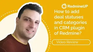 How to add deal statuses and categories in the CRM plugin of Redmine?