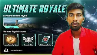 ULTIMATE ROYALE - HDR 90FPS 4K GAMEPLAY - PUBG MOBILE TAMIL LIVE  