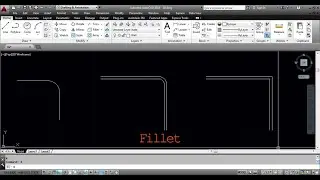 Multiple Use Of Fillet Command.