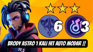 HYPER BRODY ASTRO !! CHOU SKILL 1 !! 1 KALI HIT 1 MAP BUYAR !! COMBO TERKUAT MAGIC CHESS !!