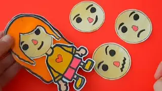 Kağıttan Toco Boca 💕Toca Boca Quiet Book 🎈Paper dolls🎈