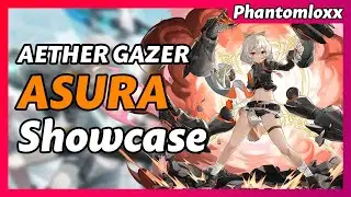 Aether Gazer CBT Asura Gameplay Showcase - Aether Gazer Global Beta