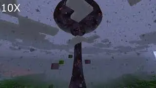 showcasing the strongest thermonuclear missile on minecraft! HBM nuclear tech mod(almost no lag!!!!)