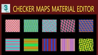 Checker Map 3ds Max Tutorial | Tamil | SMT