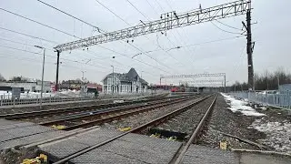 тэп70 0125 с поездом 350 Санкт-Петербург-Костомукша по станции Токсово