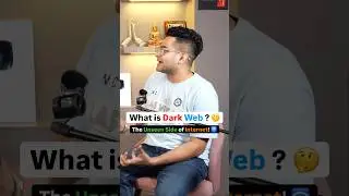 What is Dark Web - The unseen side of Internet 🛜 A Must listen #shorts