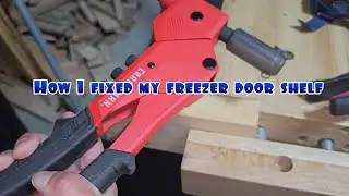 How I fixed my freezer door shelf