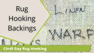 Rug Hooking Backings