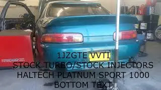 STOCK 1JZ VVTI DYNO - HALTECH PS1000
