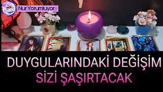 ONUN DUYGULARINDA Kİ DEĞİŞİM ❗❗ SİZİ ŞAŞIRTACAK #tarotfalı #keşfet