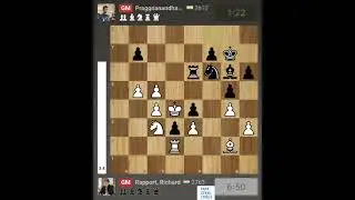 Richard Rapport Vs Praggnanandhaa | Round 5 | Tata Steel Chess Masters 2022