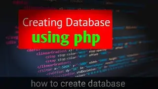 How to Create a Database  | Xampp Server