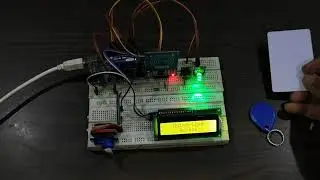 RFID door lock using arduino and servo motor along with display and buzzer with led