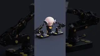 oddly satisfying 3d looping animation 