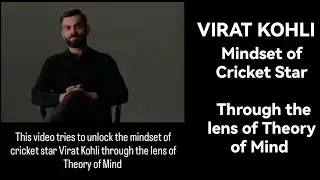 Virat Kohli - Mindset of Cricket Star via Theory of Mind #viratkohli #todayiplmatchlive #ipl2023