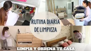 LIMPIEZA y ORDEN en CASA ✨️ RUTINA DIARIA de Limpieza