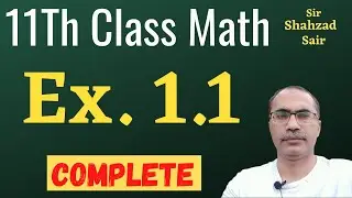 11Th Class Math Exercise 1.1 || Chapter 1 Number Systems ||