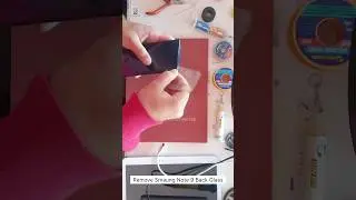 Samsung galaxy note 9 || Remove back glass cover #samaung #shorts