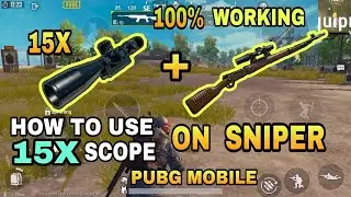 FIRST TIME USING 15x SCOPE M24 MOVING TARGETS IN PUBG BATTLE | PUBG MOBILE