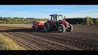 (MFØ) 🍞💪🚜🥖🌾Høst-Onna | Her såes det korn.🌾🥖🚜💪🍞