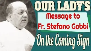 Our Lady's Message to Father Stefano Gobbi on the Great Sign
