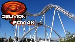 OBLIVION -  THE BLACK HOLE | POV 4K | Gardaland