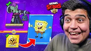 YENİ SÜNGERBOB TEMALI BRAWL PASS GELDİ (FULLEDİM) 😎 | Brawl Stars