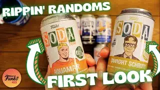 FUNKO SODA FIRST LOOK Dwight Schrute & Aquaman Funko Sodas | Soda Chase Roulette | Rippin' Randoms