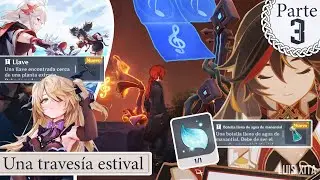 Canción ardiente ✦〚 Una travesía estival 3 🏝️ 〛Corazón Llameante - Gélido • Eventos • Genshin impact