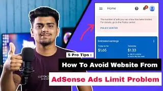 How To Avoid Website from AdSense Ads limit Problem | AdSense Ads Limit Solutions in 2021