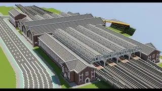 Minecraft City Building part 3: The Train Station