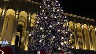 Walking in Tbilisi - January 2023 | Rustaveli street | Прогулка по Тбилиси, январь 2023