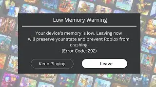 How to Fix Roblox Error Code 292 | Updated